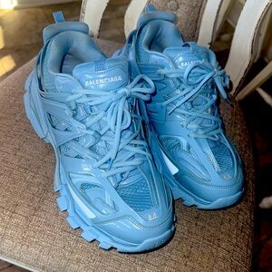 Balenciaga Men's Sneakers in Light Blue